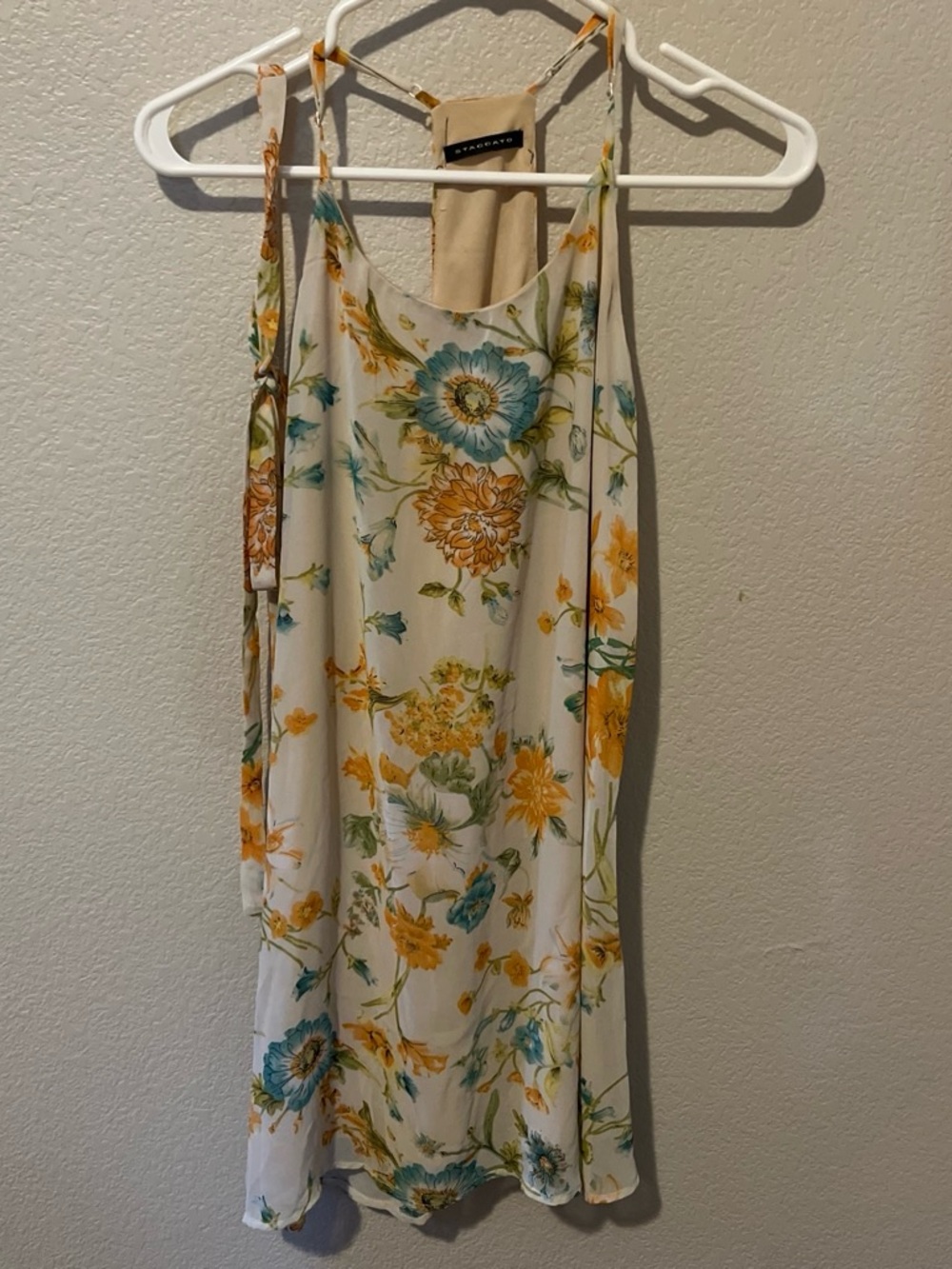 STACCATO Floral Slip Dress with belt
